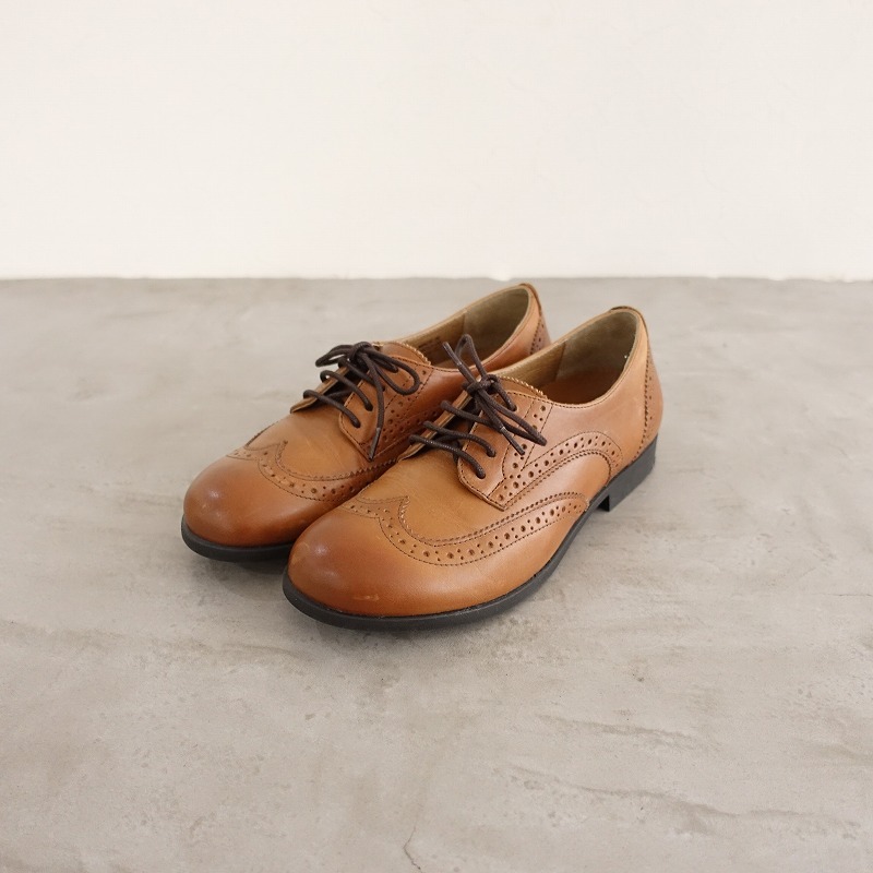  Birkenstock BIRKENSTOCK*LARAMIE wing chip обувь 37/240/L6/M4/23.5* кожа светло-коричневый (sh10-2503-39)[03C52]