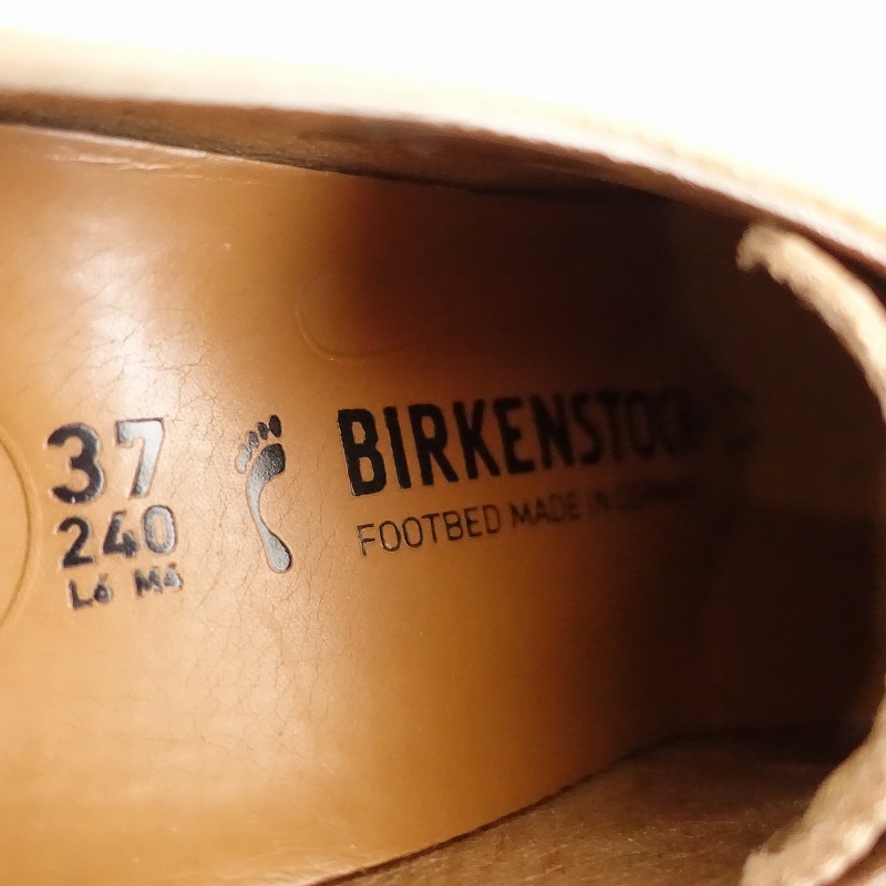  Birkenstock BIRKENSTOCK*LARAMIE wing chip обувь 37/240/L6/M4/23.5* кожа светло-коричневый (sh10-2503-39)[03C52]