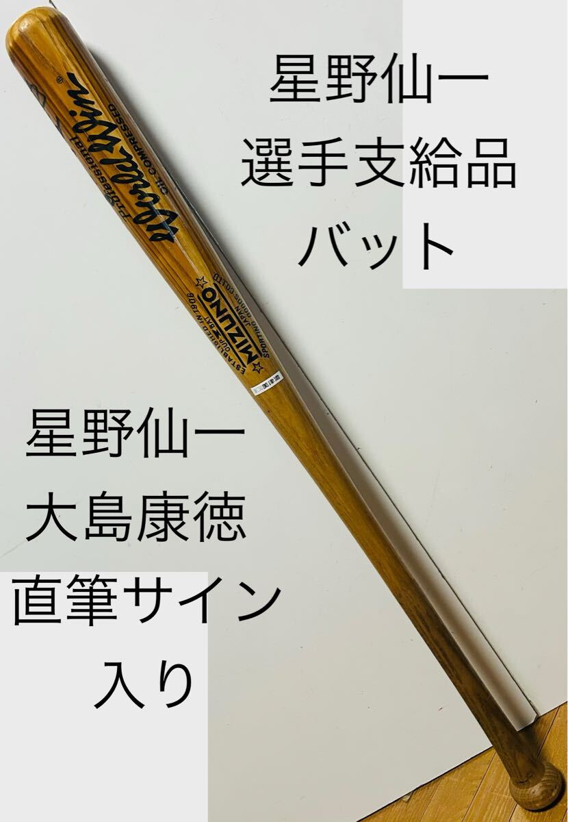 選手支給品☆中日ドラゴンズ☆星野仙一/大島康徳☆直筆サイン 選手支給品☆中日ドラゴンズ☆星野仙一/大島康徳☆直筆サイン