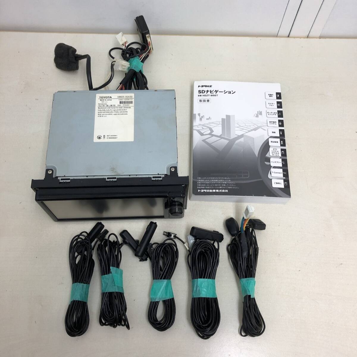 C1221 売り切り!トヨタ純正SDナビ NSZT-W66T 08605-00A50 地図 C1221 売り切り!トヨタ純正SDナビ NSZT-W66T 08605-00A50 地図