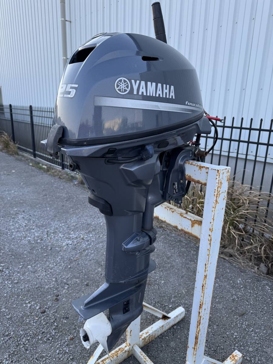 実働品 ヤマハ 船外機 4スト 25馬力 F25GWHL L足(10馬力 実働品 ヤマハ 船外機 4スト 25馬力 F25GWHL L足(10馬力