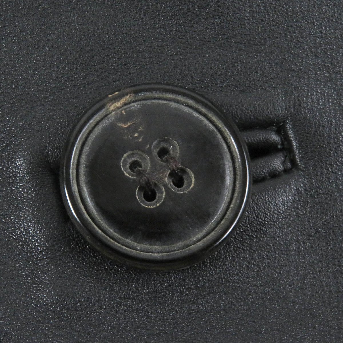 極美品□LOEWE ロエベ 牛革 レザーブルゾンジャケット ボンバージャケット ブラック 54 ハンガー付き スペイン制 正規(guī)品 メンズオススメ