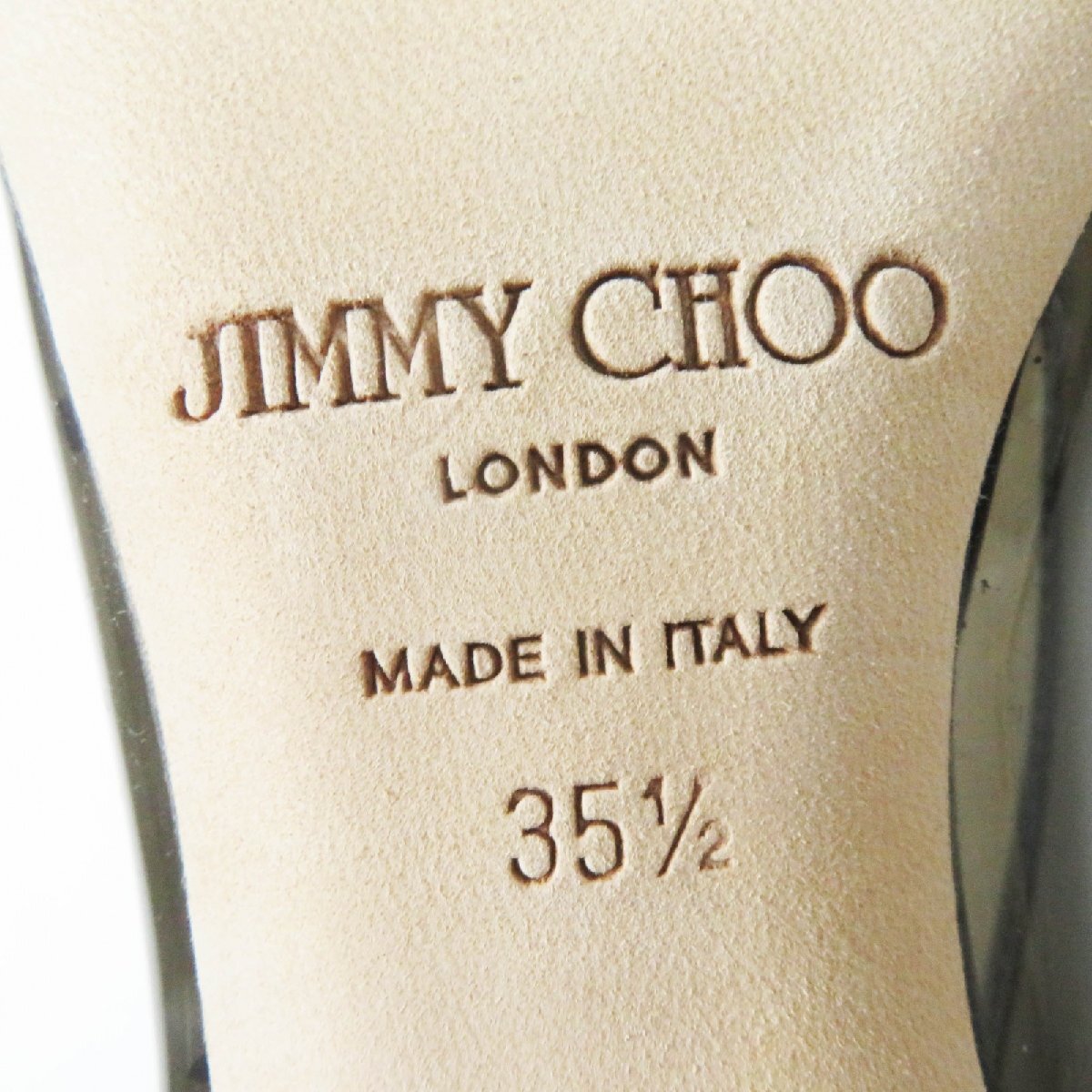  не использовался товар *JIMMY CHOO Jimmy Choo 12.BEWLE.VPP Leopard рисунок × прозрачный po Inte dotu - lakopa палатка кожа туфли-лодочки 35.5.82950 иен 