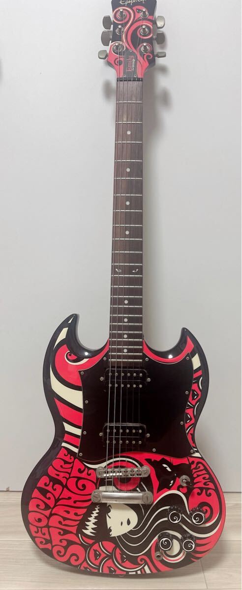 [ временный снижение цены ] Epiphone G-310 Emily the Strange гитара Epiphone электрогитара б/у 