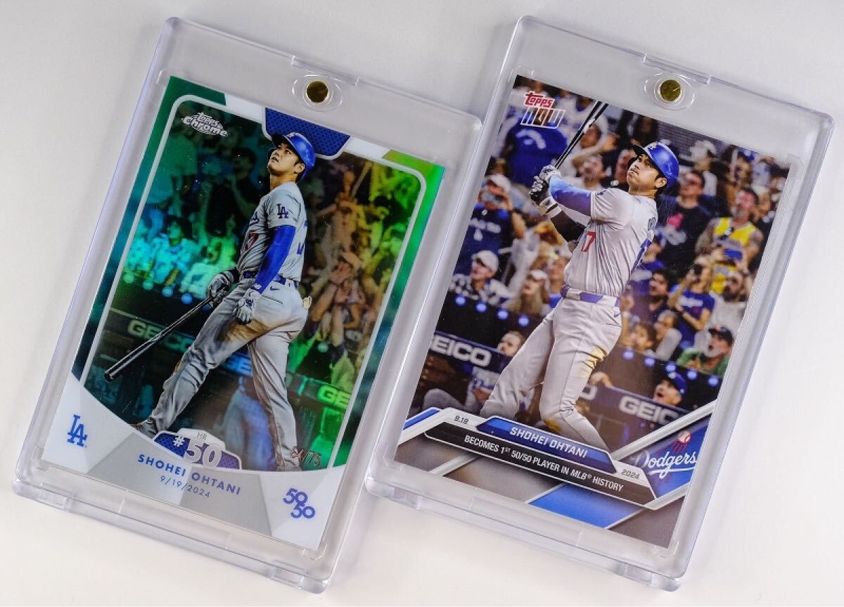 7】75枚限定!2024 大谷翔平 Topps Chrome HR50 #100 Aqua 7】75枚限定!2024 大谷翔平 Topps Chrome HR50 #100 Aqua