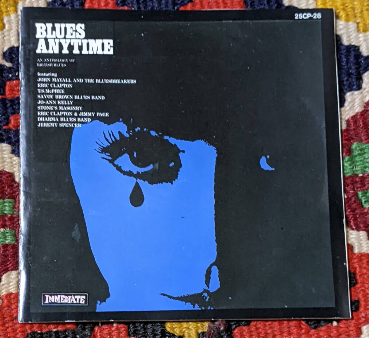 60's　英国 ブルース・オムニバス クラプトン、ペイジ、メイオ－ルほか(CD)/ ブルース・エニイタイム Immediate 25CP-28 1968年_画像6