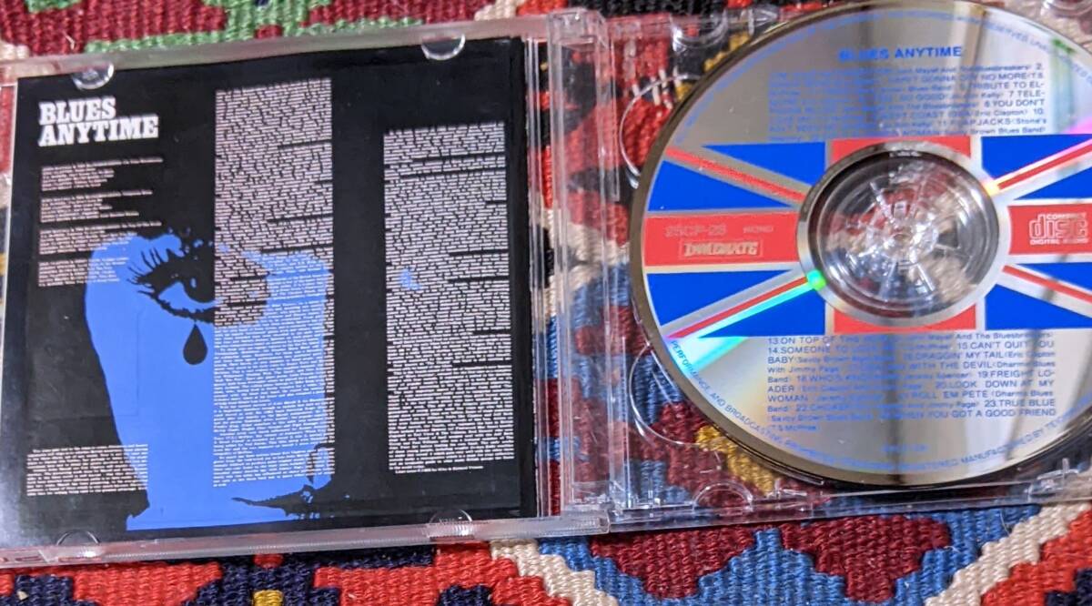 60's　英国 ブルース・オムニバス クラプトン、ペイジ、メイオ－ルほか(CD)/ ブルース・エニイタイム Immediate 25CP-28 1968年_画像9