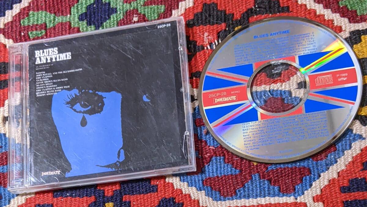 60's　英国 ブルース・オムニバス クラプトン、ペイジ、メイオ－ルほか(CD)/ ブルース・エニイタイム Immediate 25CP-28 1968年_画像8