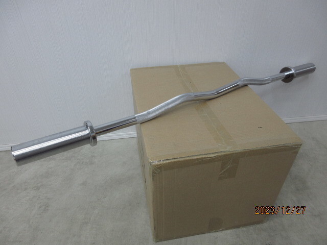 ★最安保証★送料無料★新品★オリンピックバー 120cm Wシャフト 5.9kg EZバー バーベル 50mm ジム アームカール アップライトロウ★