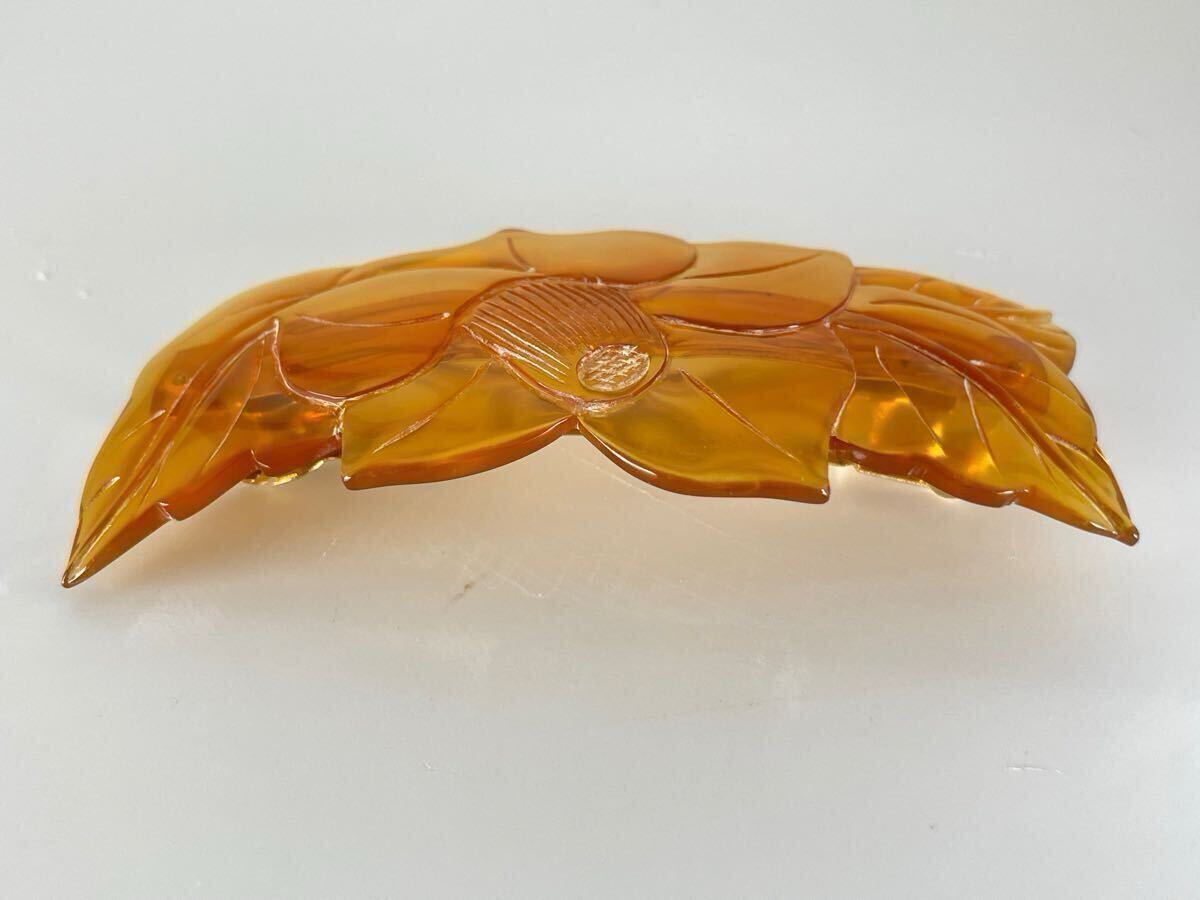 本鼈甲 白甲 髪留め バレッタ べっ甲 べっこう 横幅約8.7cm 総 本鼈甲 白甲 髪留め バレッタ べっ甲 べっこう 横幅約8.7cm 総
