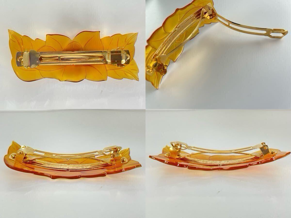 本鼈甲 白甲 髪留め バレッタ べっ甲 べっこう 横幅約8.7cm 総 本鼈甲 白甲 髪留め バレッタ べっ甲 べっこう 横幅約8.7cm 総