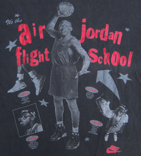 91年USA制エア?ジョーダン6/スパイク?リー限定Tシャツ日本未発売NIKE黒Spike LeeナイキFlight School Air Jordan6ビンテージTeeブルズNBA