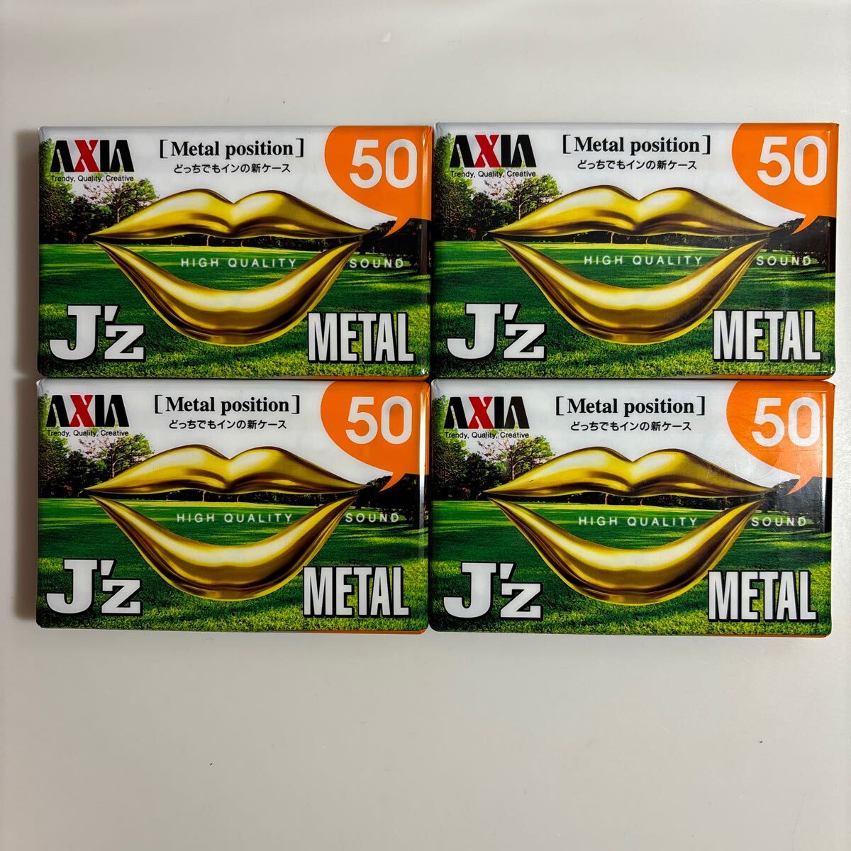 カセットテープ メタルポジション AXIA J’z METAL 50分4本