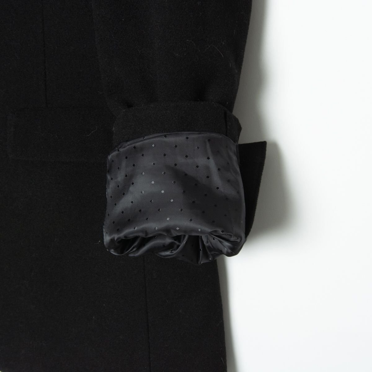 UNIQLO Uniqlo размер M поли шерсть одиночный tailored jacket черный одноцветный простой женский manishu Schic 2 кнопка 
