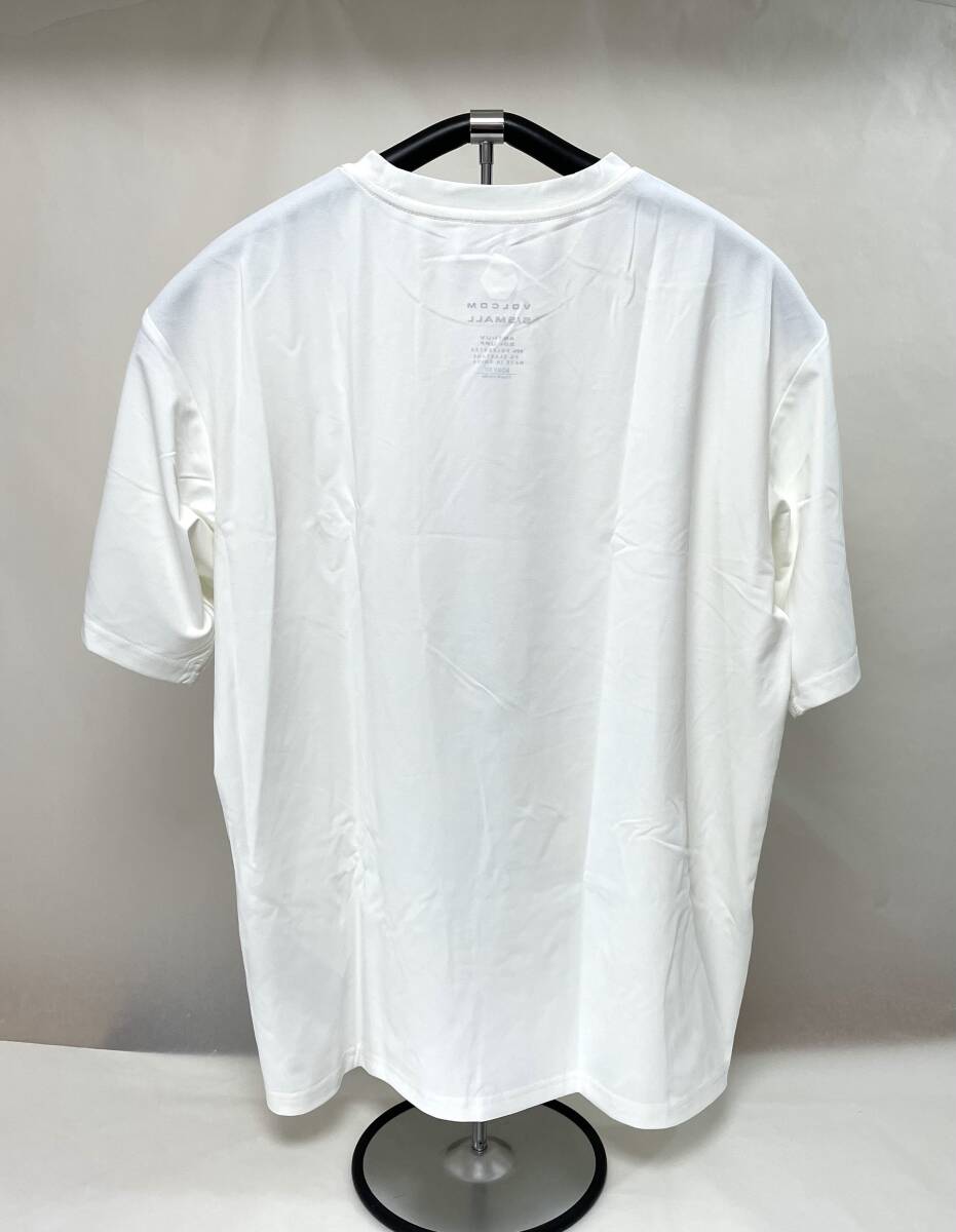 VOLCOM ボルコム A9112503WHT① メンズ XLサイズ 半袖ラッシュガード サーフTシャツ UVカット ホワイト色 ヴォルコム 新品 即決 送料無料