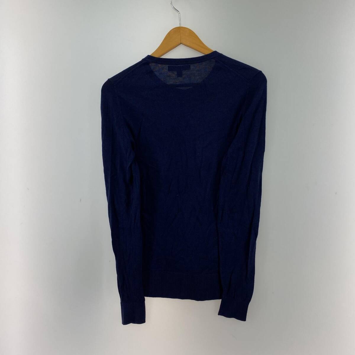 BANANA REPUBLIC バナナリパブリック クルーネック カーディガン sizeS/ネイビー ゆうパケットOK