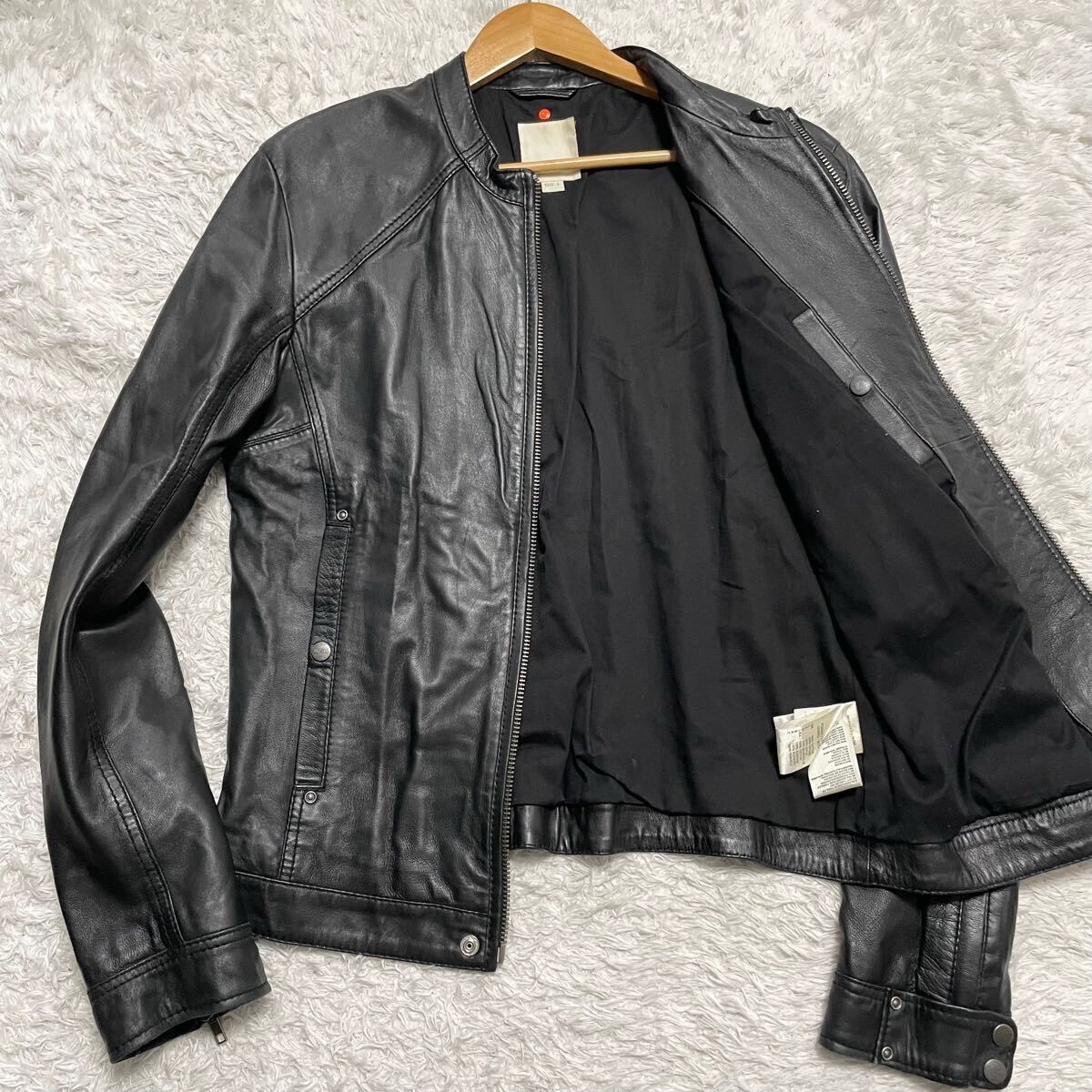 美品 人気 Lサイズ!! DIESEL ディーゼル 最高級 ラムレザー 美品 人気 Lサイズ!! DIESEL ディーゼル 最高級 ラムレザー