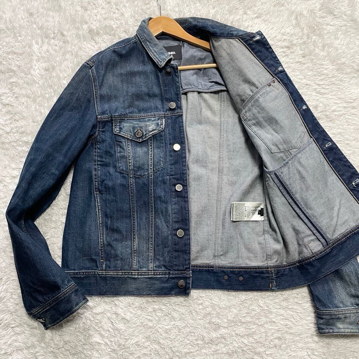 希少!XLサイズ DIESEL ディーゼル デニムジャケット ブルゾン G 希少!XLサイズ DIESEL ディーゼル デニムジャケット ブルゾン G