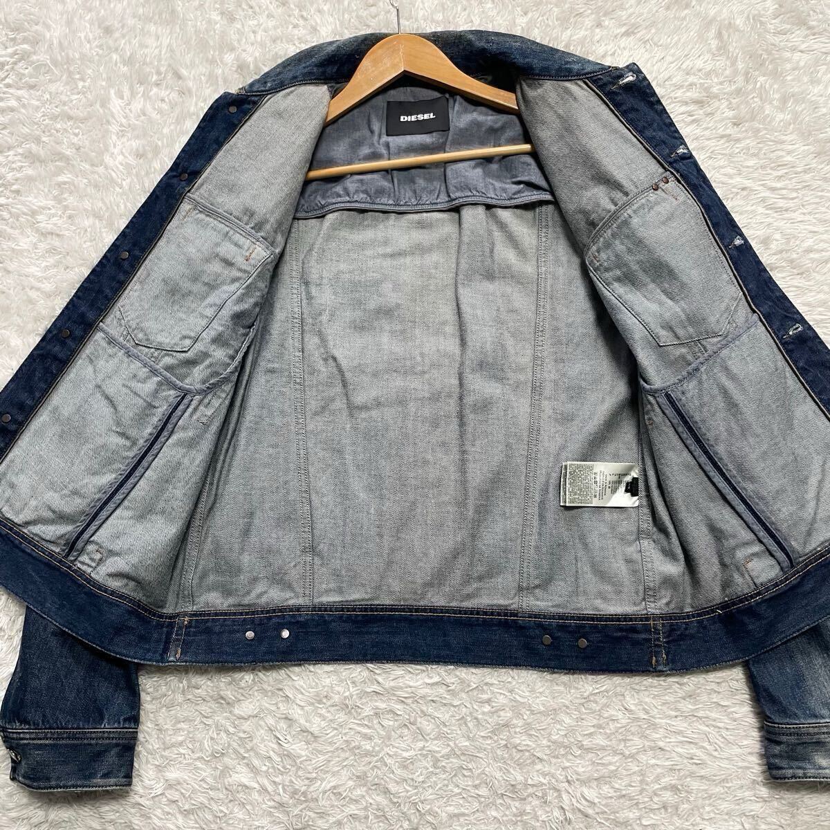 希少!XLサイズ DIESEL ディーゼル デニムジャケット ブルゾン G 希少!XLサイズ DIESEL ディーゼル デニムジャケット ブルゾン G