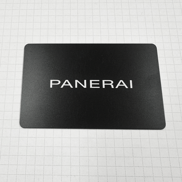 PANERAI/パネライ　純正付属品　ギャランティーカード/国債保証書　フリー/無記名