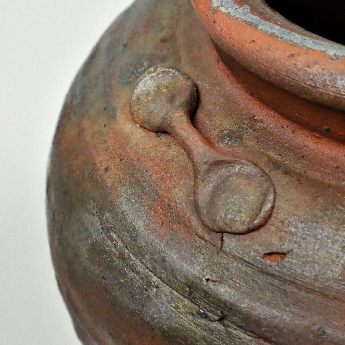 蒐集家委託品 伝来品 桃山時代 古備前 葉茶壷 四耳壷 箱 備前焼 蒐集家委託品 伝来品 桃山時代 古備前 葉茶壷 四耳壷 箱 備前焼