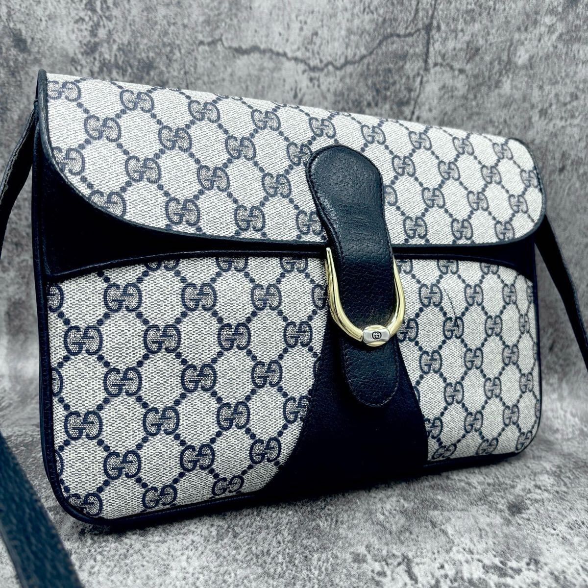 極美品/廃盤品GUCCI オールドグッチ ショルダーバッグ PVC 極美品/廃盤品GUCCI オールドグッチ ショルダーバッグ PVC