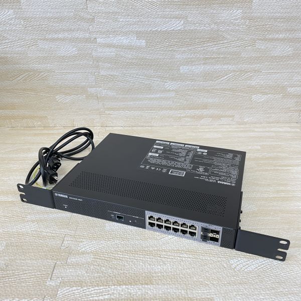 YAMAHA SWX3220-16MT 12ポート10GBASE-T 4ポート10GbE SFP+スロット搭載 L3スイッチ データ消去済み NO.11027