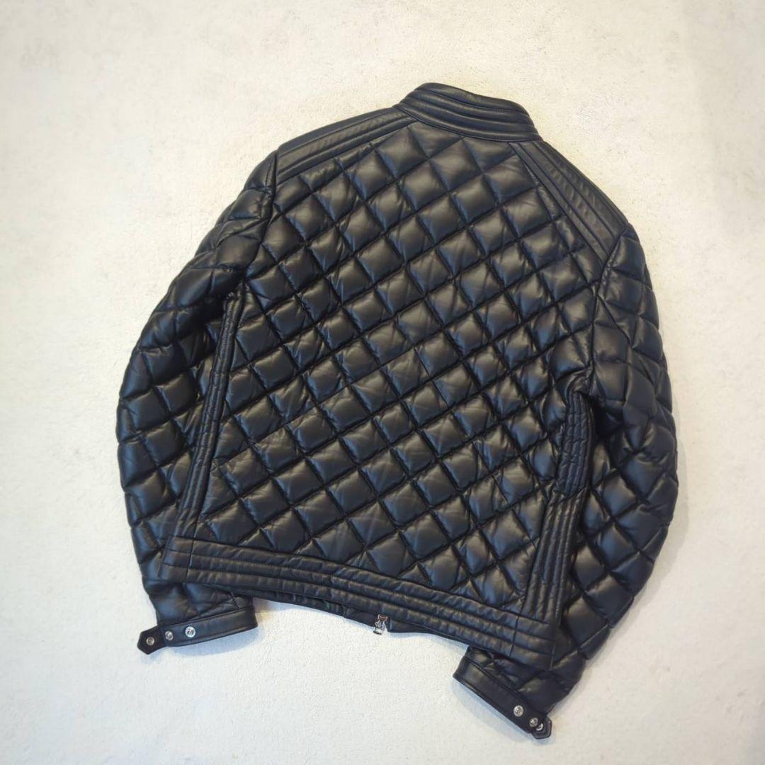 1円~ 極希少 MONCLER モンクレール レザー ダウンジャケット 1円~ 極希少 MONCLER モンクレール レザー ダウンジャケット