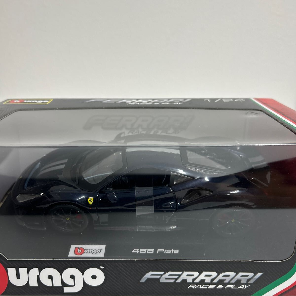 Bburago RACE & PLAY 1/24 FERRARI 458 PISTA BBurago Ferrari pi старт миникар модель машина