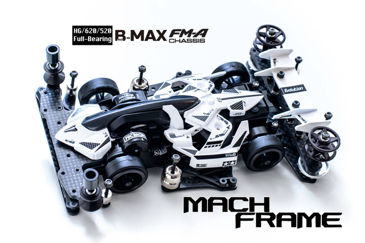 ミニ四駆完成品★マッハフレームFMA WHカスタム 塗装済・フルベアリング Yahoo!オークション - ミニ四駆完成品 マッハフレームFMA WH