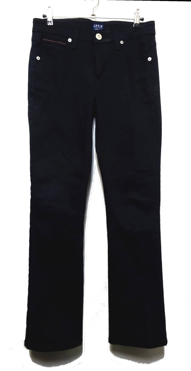 ★EDWIN INTERNATIONAL BASIC ME423 エドウィン / ストレッチ・デニムパンツ・フレアパンツ・ブラック・サイズ：30 / USED_画像1
