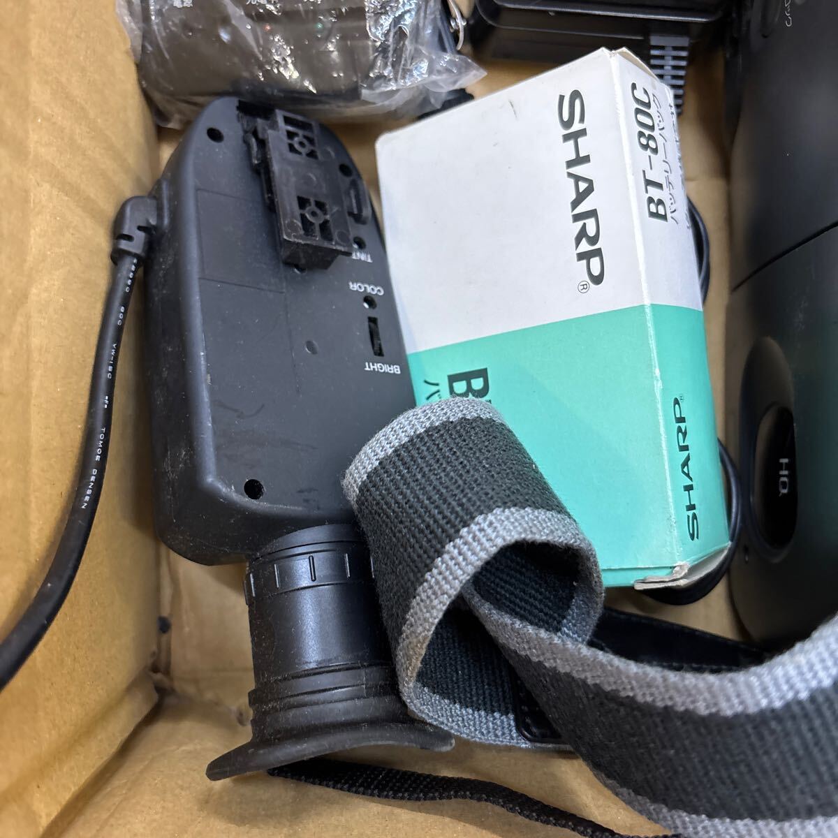 6-126【現(xiàn)狀品ジャンク】SHARP シャープ ビデオカメラ VL-C870 通電未確認(rèn)