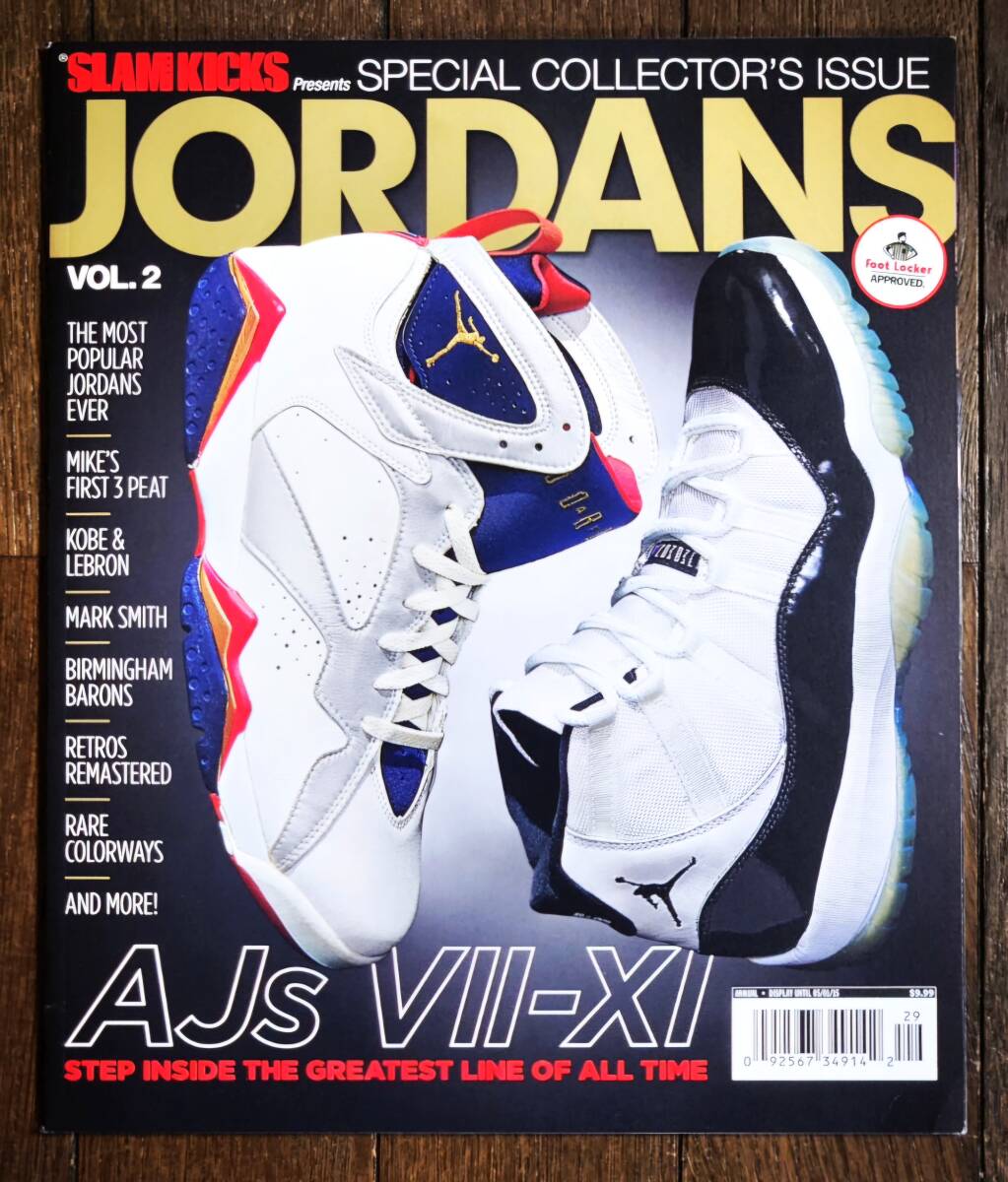 レア 2015 SLAM KICKS Magazine MICHAEL JORDAN Vol. 2 (Special Collector's Issue) / 雑誌 マイケル ジョーダン Nike AJ NBA Basketball バスケットボール