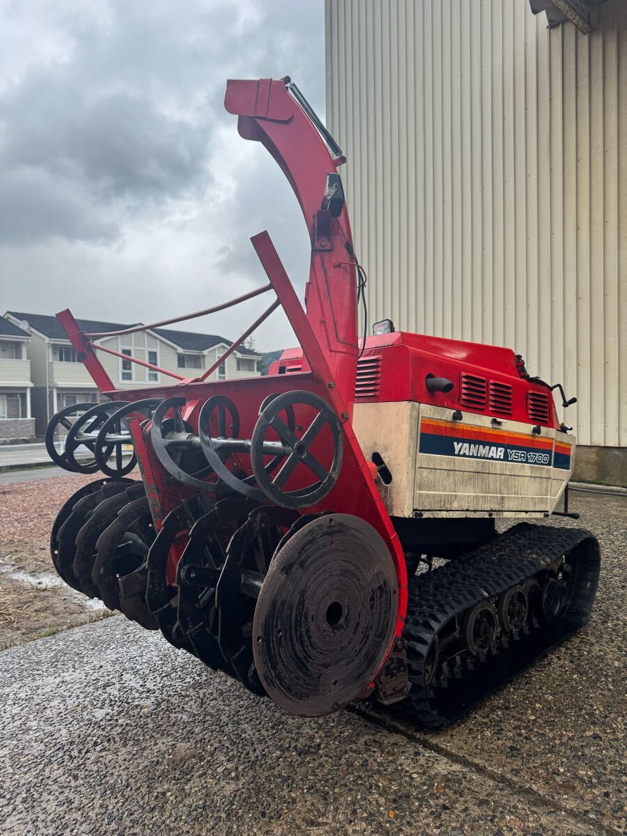 加茂市発 ヤンマー 除雪機 YSR1700 17馬力 2段オーガ ディーゼル 加茂市発 ヤンマー 除雪機 YSR1700 17馬力 2段オーガ ディーゼル
