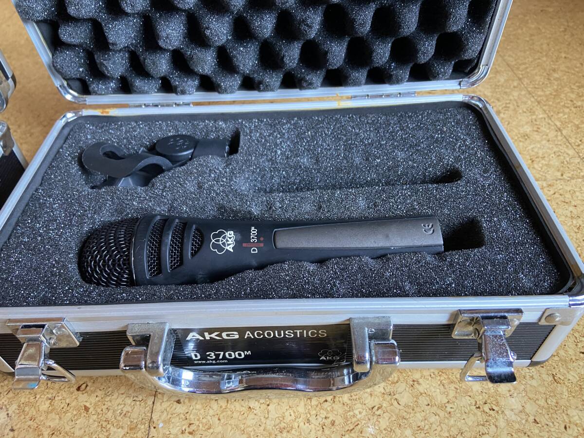 AKG D3800m ダイナミックマイク ケース付き Bibian 比比昂 - AKG・D3800M・D3700M・ダイナミックマイク