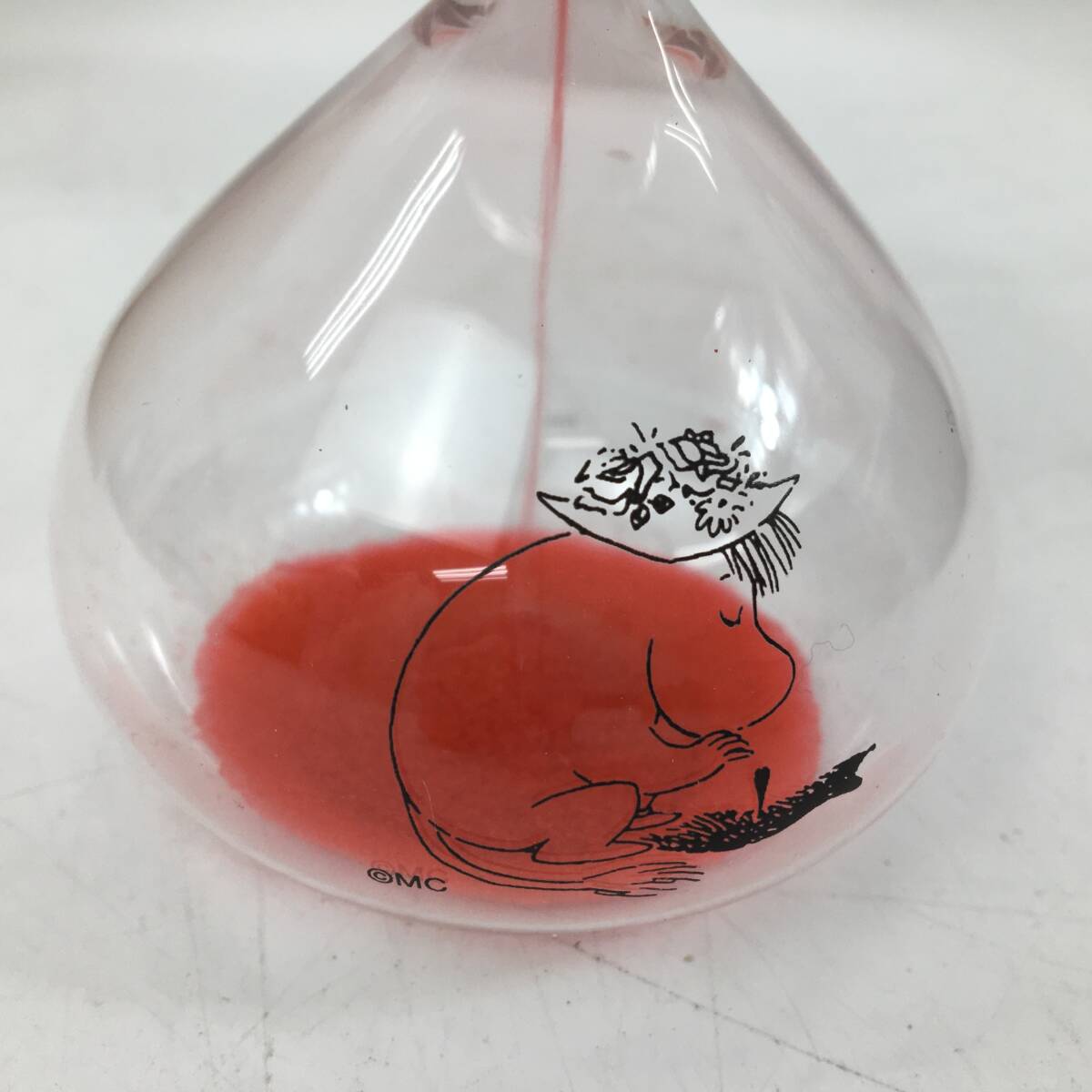 MOOMIN ムーミン 15min 15分 ガラス製 砂時計 オブジェ 置き物 ミー 北欧 箱付き 25c菊TK_画像4