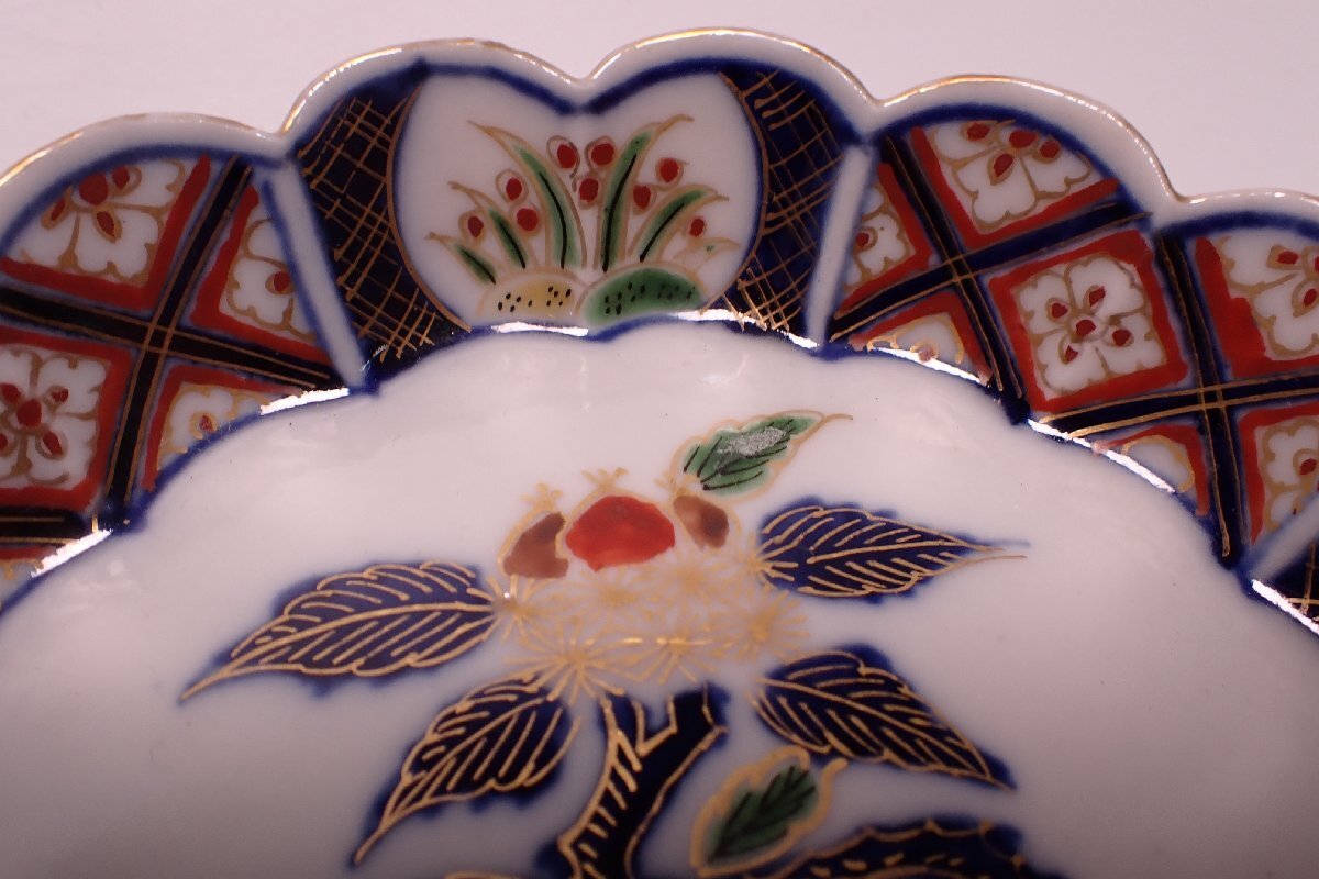 033128 伊万里 奇玉宝鼎之珍 色絵 銘々皿 五客 懐石道具 懐石 033128 伊万里 奇玉宝鼎之珍 色絵 銘々皿 五客 懐石道具 懐石
