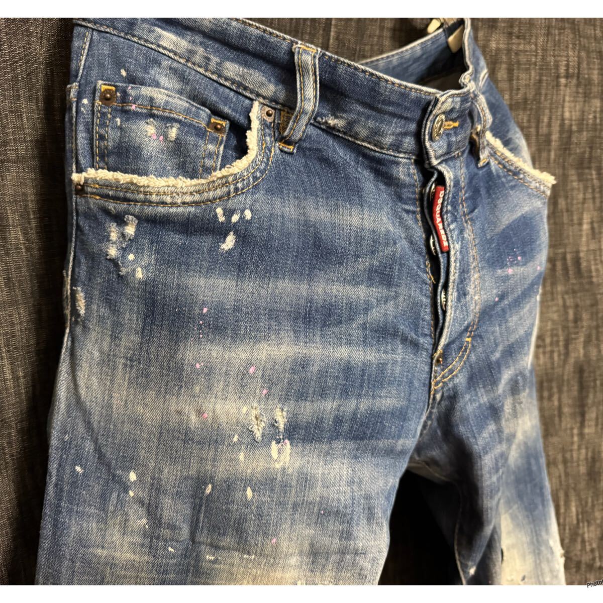  обычная цена 78100 иен Dsquared2ske-ta- джинсы Denim повреждение обработка 