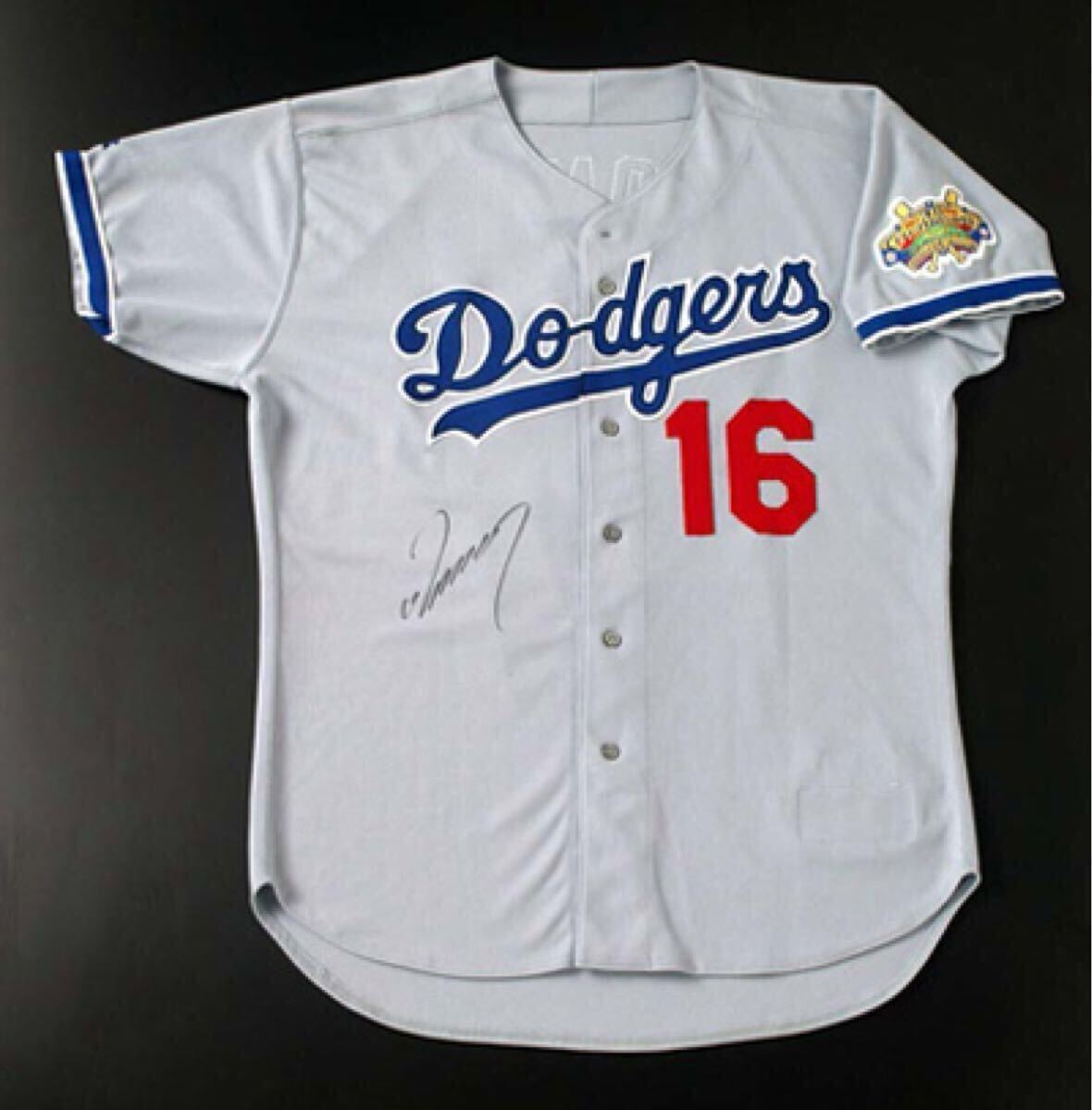野茂英雄投手 1996年 L.A. Dodgers 実使用ユニフォーム サイン 野茂英雄投手 1996年 L.A. Dodgers 実使用ユニフォーム サイン