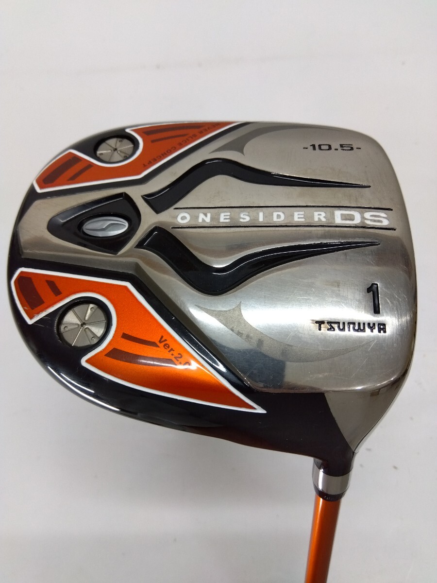 TSURUYA ONESIDER DS 1W 10.5度 flex:R メンズ右 オリジナルカーボンシャフト ドライバー ツルヤ ワンサイダー_画像1