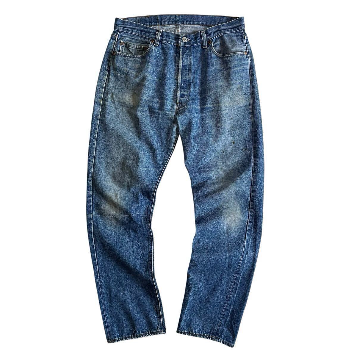 『4年保証』 美色☆内股シングル 80s USA製 Levis 501 W38L36 オリジナル パンツ