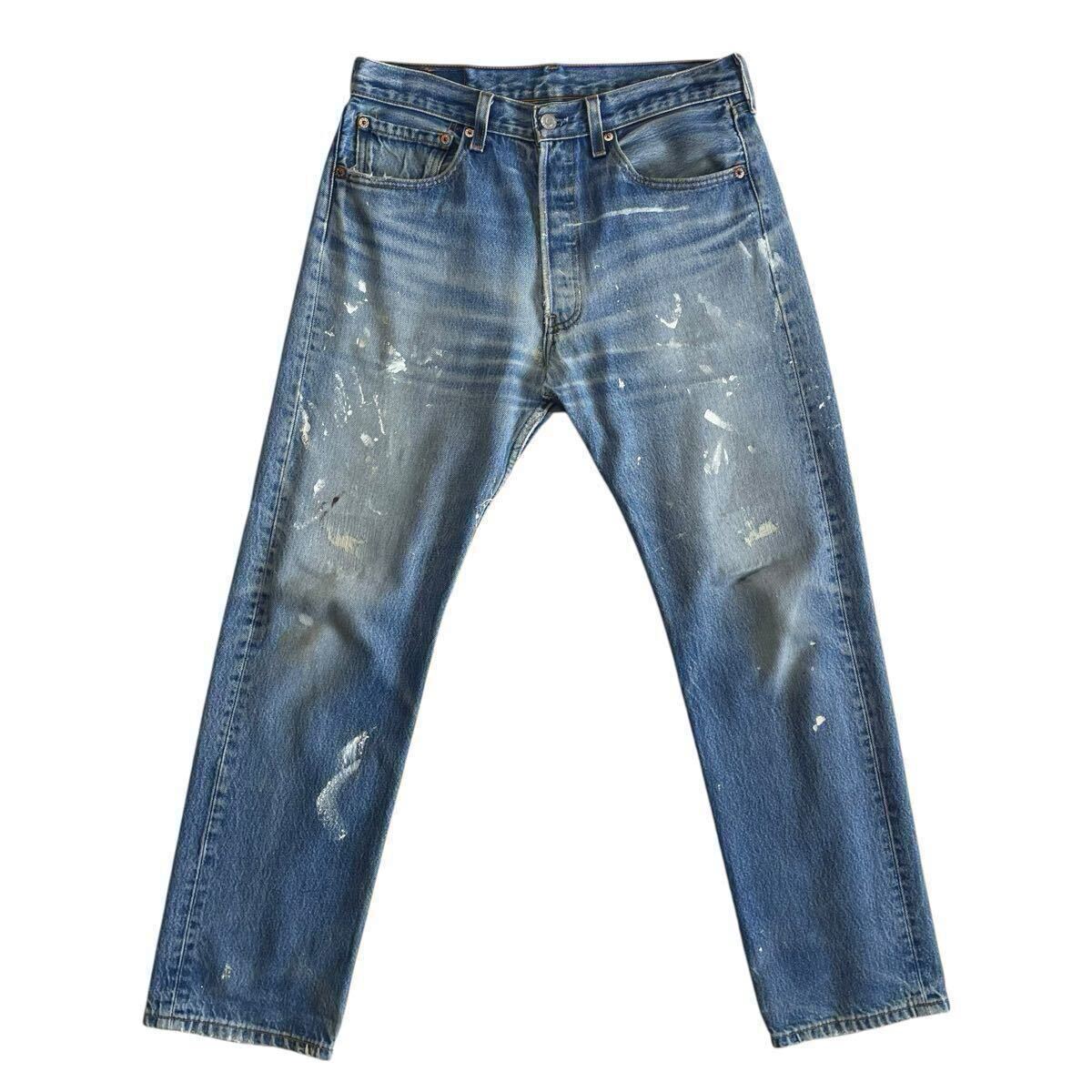 ヒゲ美色☆ペンキ USA製 Levis 501 W32L32 ビンテージ ヒゲ美色☆ペンキ USA製 Levis 501 W32L32 ビンテージ