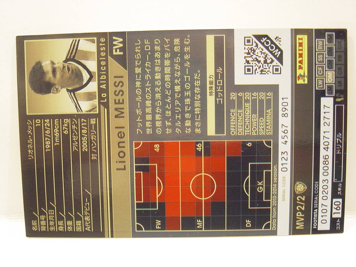 Panini WCCF 2013-2014 MVP リオネル・メッシ Lionel Messi No Panini WCCF 2013-2014 MVP リオネル・メッシ Lionel Messi No
