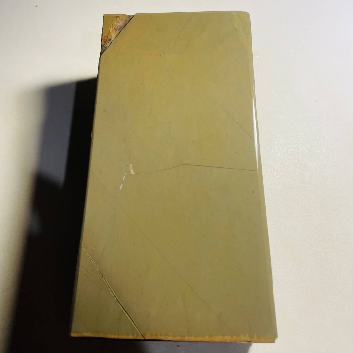 天然砥石 正本山合砥 緑板 極厚品 1957g 仕上げ砥石 / 鉋鑿 天然砥石 正本山合砥 緑板 極厚品 1957g 仕上げ砥石 / 鉋鑿