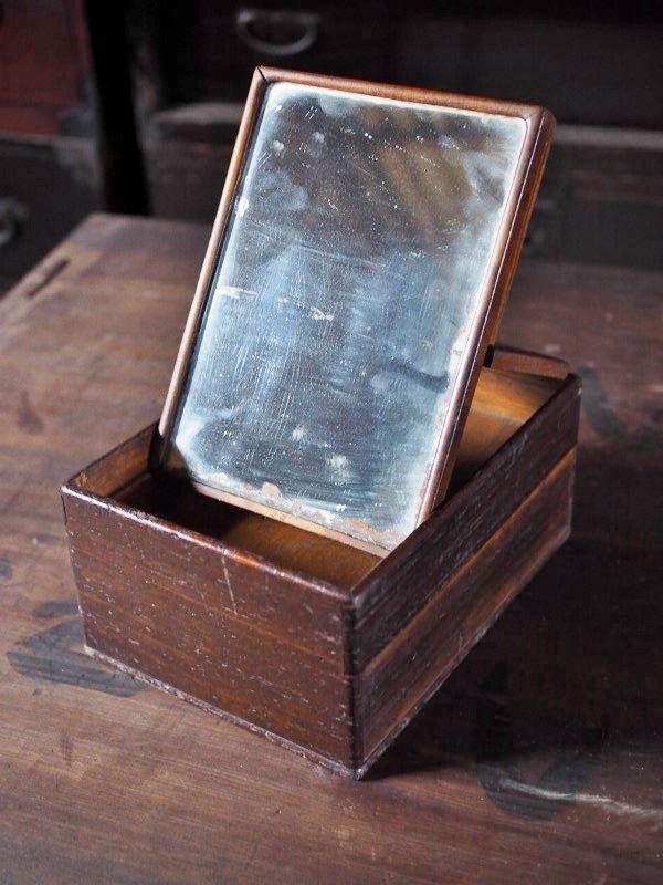 アンティーク小さな鏡台 昭和初期　古録展 送料別 Bサイズ　中古 品番K2181