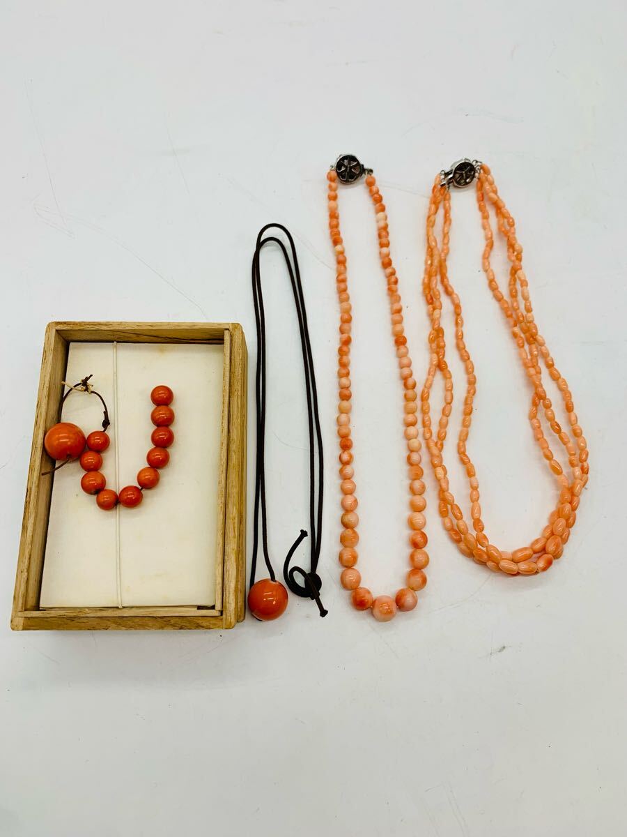 珊瑚 サンゴ ネックレス アクセサリー 本珊瑚 コーラル シルバー 珊瑚 サンゴ ネックレス アクセサリー 本珊瑚 コーラル シルバー