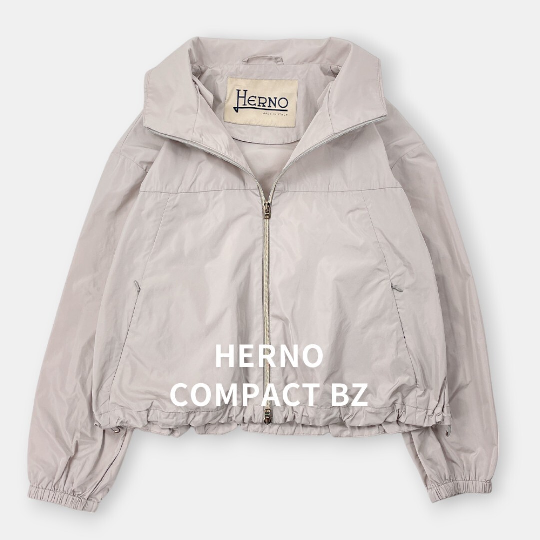 美品】23SS HERNO ヘルノ / COMPACT BZ / スタンドカラー 美品】23SS HERNO ヘルノ / COMPACT BZ / スタンドカラー