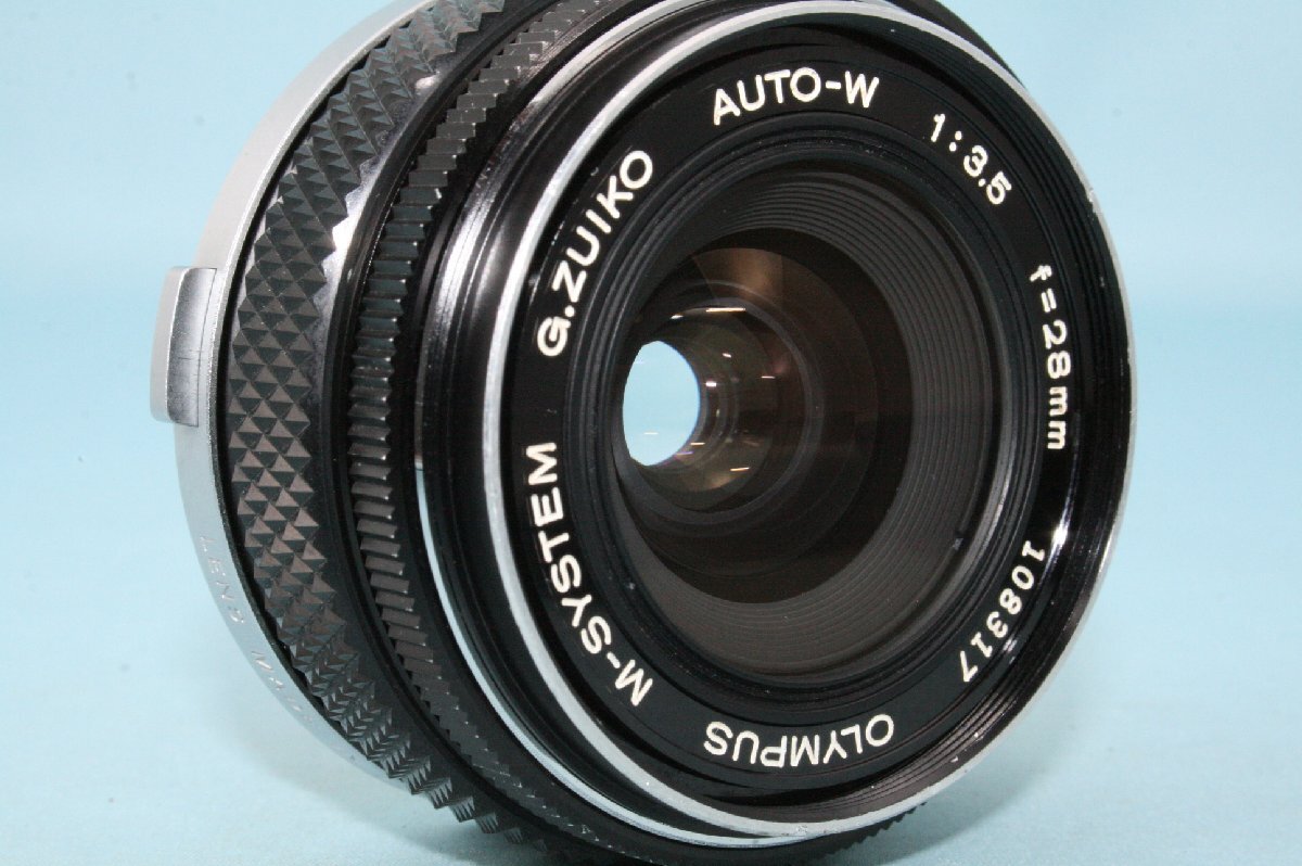 美品 OLYMPUS G.ZUIKO AUTO-W 28mm F3.5 Olympus G.Zuiko 28mm F3.5 M-System Auto-W, 1st Gen, Clean