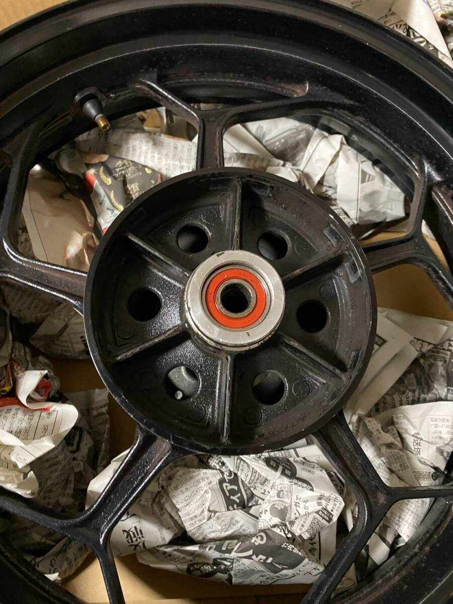 ニンジャ400？　カワサキ　純正ホイール　良品　曲がりフレなし　実動(dòng)車外し　4J