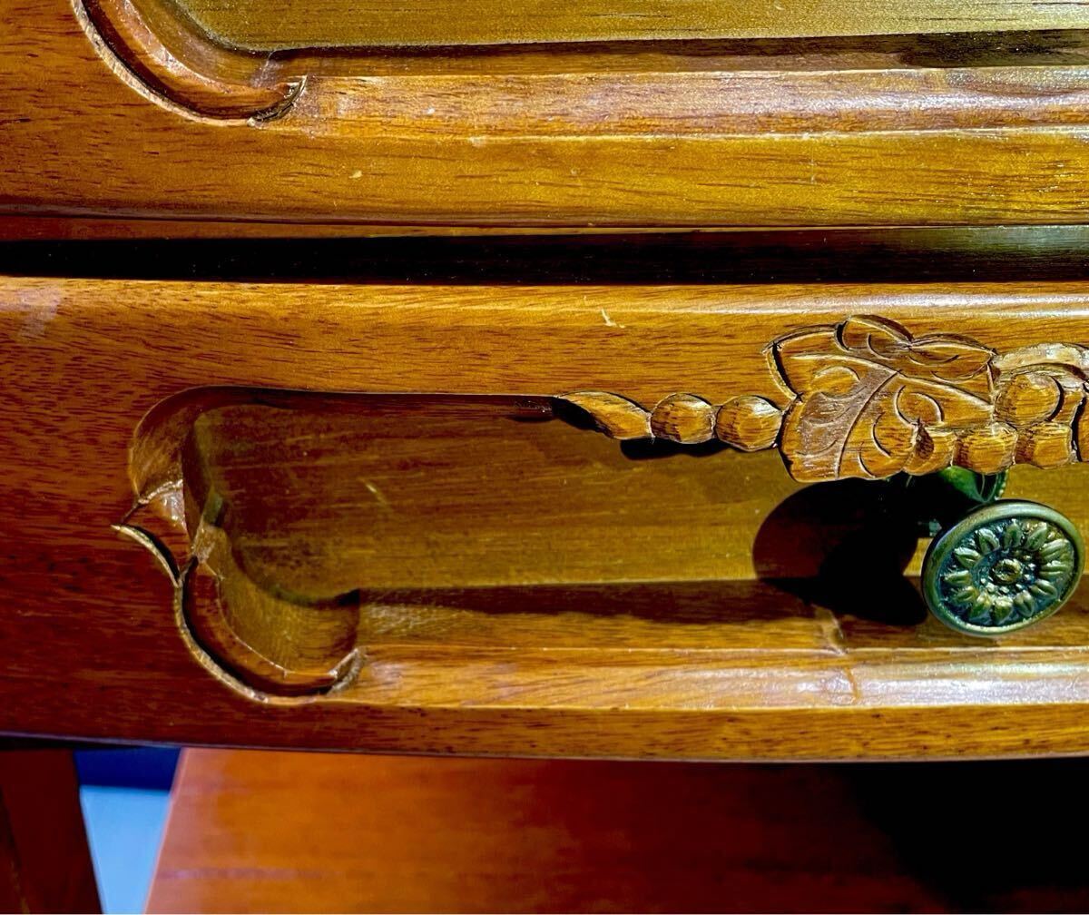 D&A吉川商事 アンティーク家具 サイドテーブル　昭和レトロ 昭和レトロ D&A吉川商事 アンティーク家具 サイドテーブル